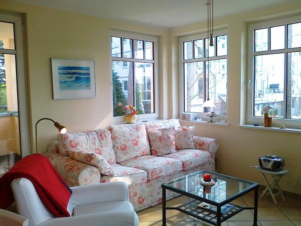 A la foto es mostra l'objecte Neue Villa Ernst - Ferienwohnung 3 situat a la ciutat de Bansin.