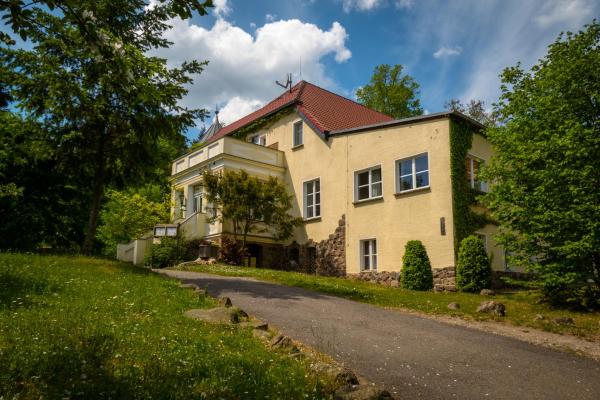 På billedet ses objektet Gästehaus Chorin beliggende i byen Serwest.