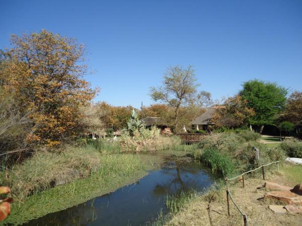 Na fotografii je vidět objekt Phokoje Bush Lodge nacházející se ve městě Selebi-Pikwe.