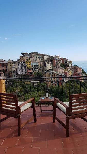 Auf dem Foto ist das Objekt Cecio 5 Terre Rooms in der Stadt Corniglia zu sehen.