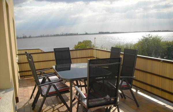På bilden syns objektet Ferienwohnung am Peenestrom som ligger i staden Karnin (Usedom).