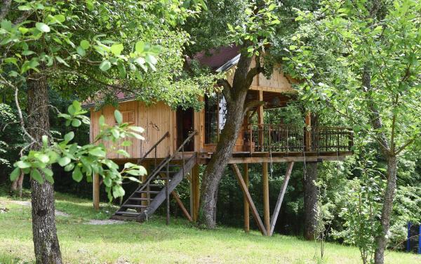 La photo montre l'objet Treehouse Resnice -Mrežnica situé dans la ville de Barilović.