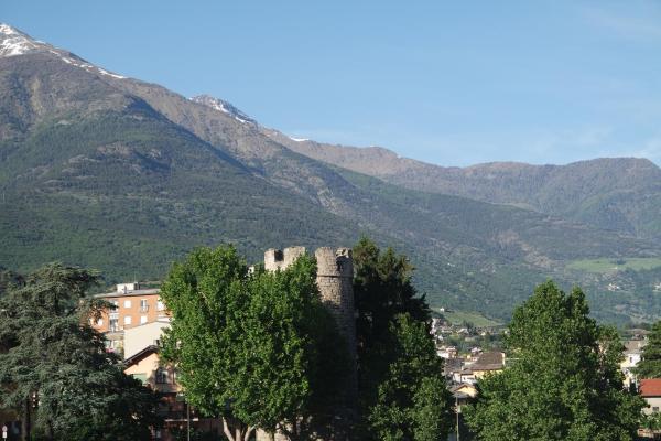 På billedet ses objektet Appartamento a 100 metri da Piazza della Repubblica Aria condizionata beliggende i byen Aosta.