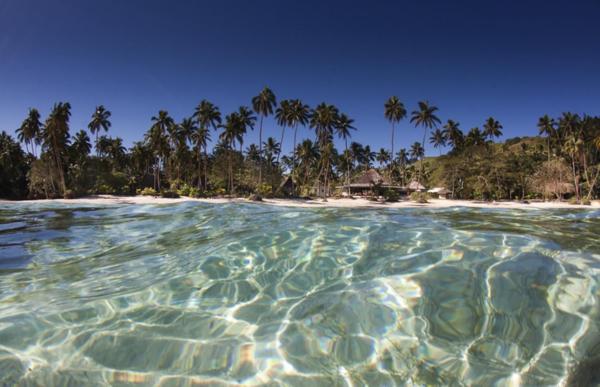 A la foto es mostra l'objecte Mango Bay Resort situat a la ciutat de Vunaniu.