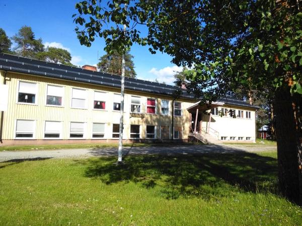 Na fotografii je vidět objekt Gafsele Lappland Hostel nacházející se ve městě Solberg.