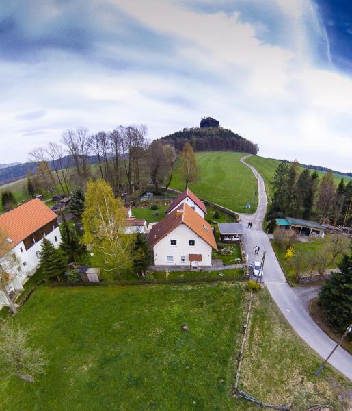 A la foto es mostra l'objecte Am Zirkelstein 38 b situat a la ciutat de Schöna.