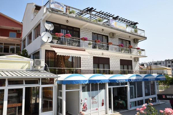 På billedet ses objektet Guest House Evropa beliggende i byen Ulcinj.