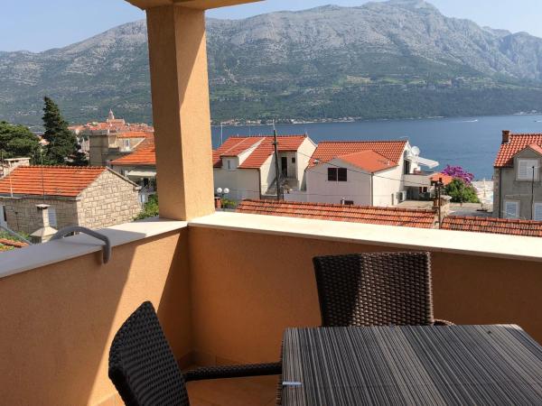 A la foto es mostra l'objecte Hana Apartment situat a la ciutat de Korčula.