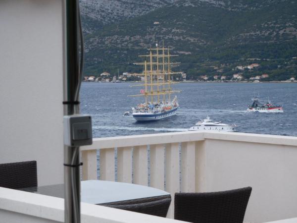 Auf dem Foto ist das Objekt Apartments Ivancevic in der Stadt Korčula zu sehen.