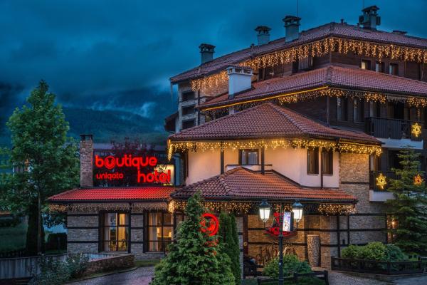 A la foto es mostra l'objecte Boutique Hotel Uniqato situat a la ciutat de Bansko.