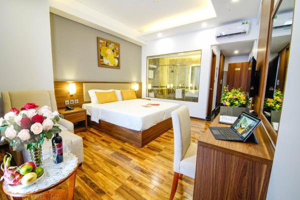 Na fotografii je vidět objekt Green Hadong Hotel nacházející se ve městě Văn La.
