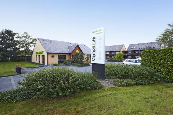 The photo shows the Campanile Hotel & Restaurant Gent located in the city of Merelbeke.