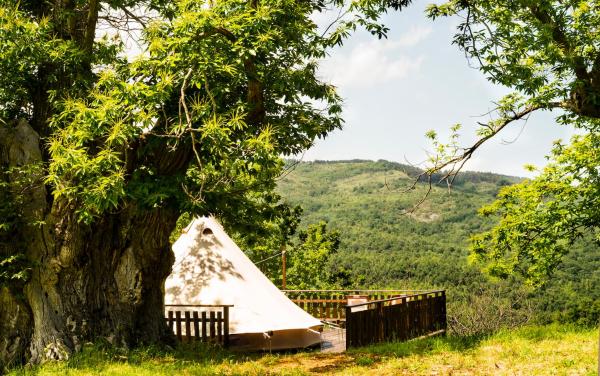 Tenda Glamping Vista Sulla Valle - Podere Di Maggio - Santa Fiora