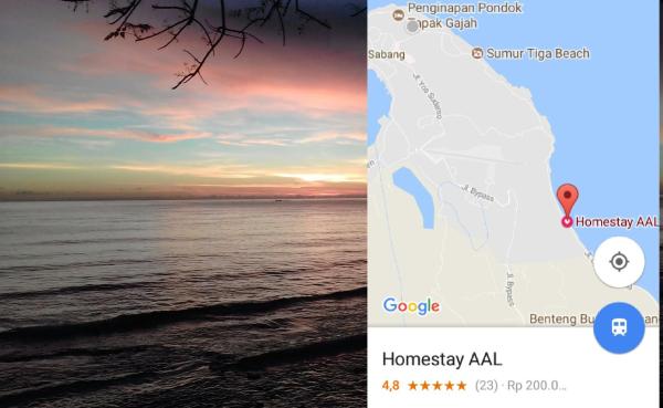 Na fotografii je vidět objekt AAL Homestay nacházející se ve městě Paya.