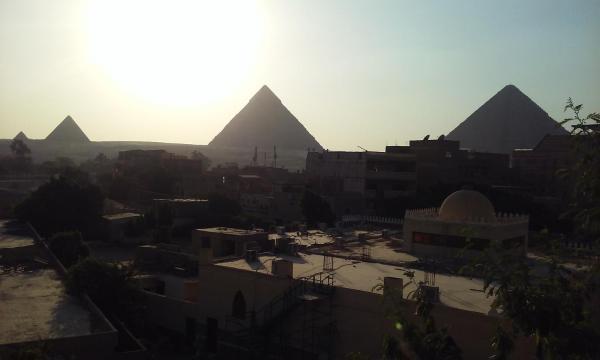 A la foto es mostra l'objecte Maged Pyramids View Inn situat a la ciutat de El Caire.