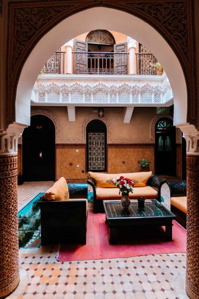 A la foto es mostra l'objecte Riad Hôtel Marraplace situat a la ciutat de Marràqueix.