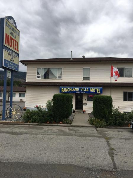 A la foto es mostra l'objecte Ranchland Villa Motel situat a la ciutat de Merritt.