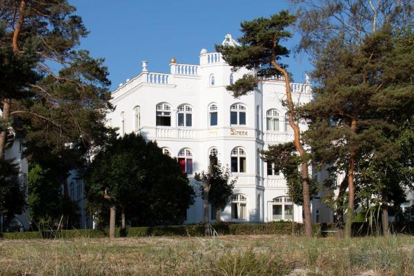 Nella foto è visibile l'oggetto Villa-Sirene-2-Raum-Apartment-ca-54-qm situato nella città di Binz.
