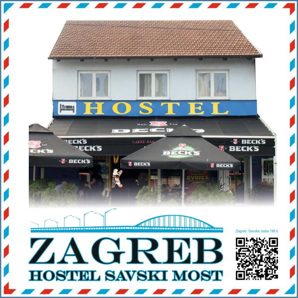 Auf dem Foto ist das Objekt Hostel Savski Most in der Stadt Zagreb zu sehen.