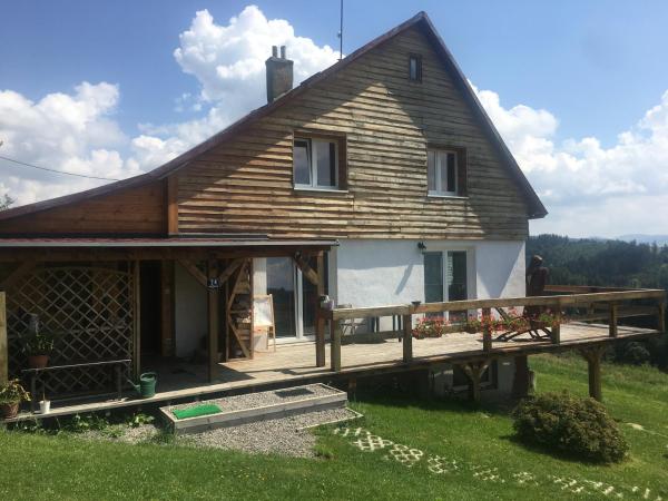 Na zdjęciu widoczny jest obiekt Guest House u chalupky położony w mieście Pŭlgrun.