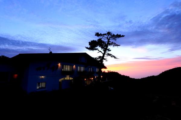 Na fotografii je vidět objekt Lodge Sano nacházející se ve městě Daisen.
