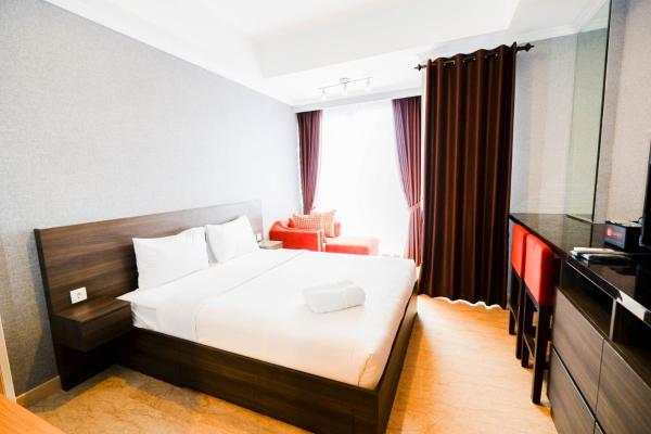 A la foto es mostra l'objecte Luxurious Studio Room At Menteng Park Apartment by Travelio situat a la ciutat de Jakarta.