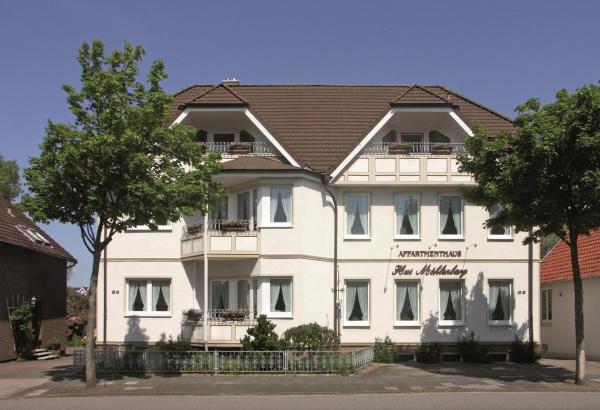 Nella foto è visibile l'oggetto Pension Appartementhaus Hus Möhlenbarg situato nella città di Cuxhaven.
