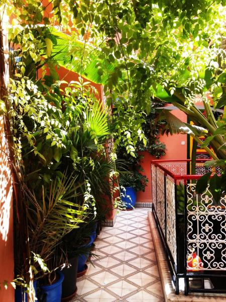 Na fotografii je vidět objekt Riad Espagne nacházející se ve městě Marakéš.