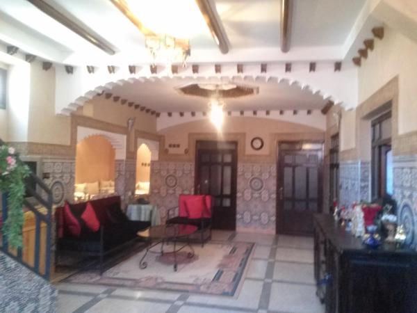 The photo shows the Chez Ait Said located in the city of Amizmiz.