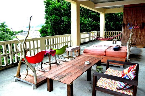 A la foto es mostra l'objecte backpackers guesthouse Border situat a la ciutat de Nago.