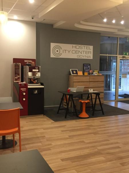 На фото показан объект Hostel City Center Gdynia, расположенный в городе Гдыня.