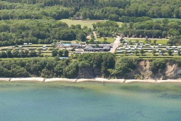 På billedet ses objektet Dancamps Trelde Naes (Camp Site) beliggende i byen Fredericia.