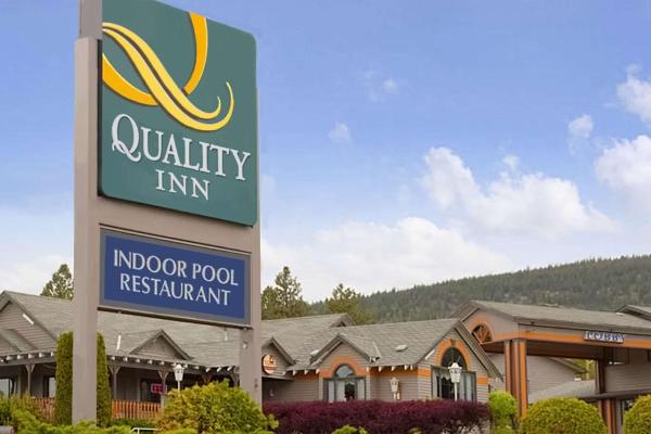 A la foto es mostra l'objecte Quality Inn Merritt situat a la ciutat de Merritt.