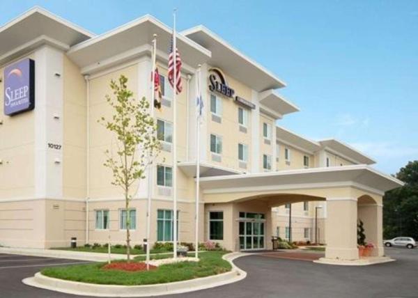 Na zdjęciu widoczny jest obiekt Sleep Inn & Suites Laurel near Fort Meade położony w mieście Laurel.