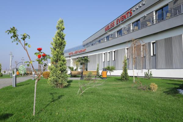 På billedet ses objektet MELISS EVENTS beliggende i byen Craiova.