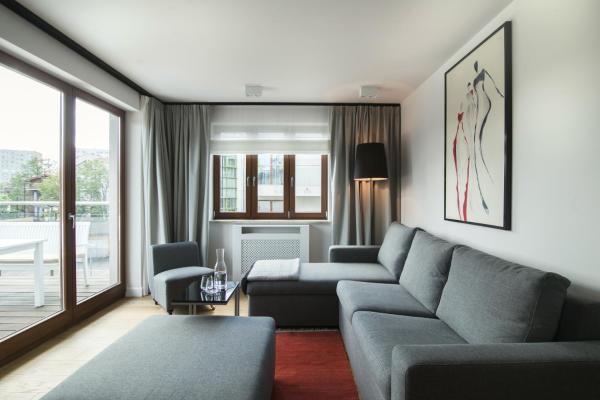 A la foto es mostra l'objecte Apartment with Terrace and Sauna by Grand Apartments situat a la ciutat de Sopot.