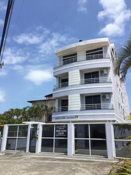 Na fotografii je vidět objekt Kasato Maru Residence 100 mts do mar ingleses norte nacházející se ve městě Florianópolis.
