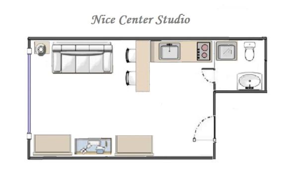 Fotografie 4: Nice Centre Flat - Modern, Quiet and Brand New