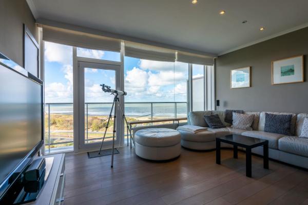 A la foto es mostra l'objecte Panoramic & Modern apartment with sea view situat a la ciutat de Bredene.