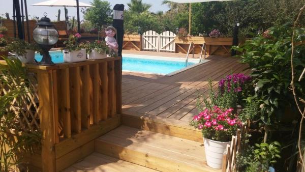 Nella foto è visibile l'oggetto בית גני ואביב בבקתה בצפון situato nella città di ‘Amqa.