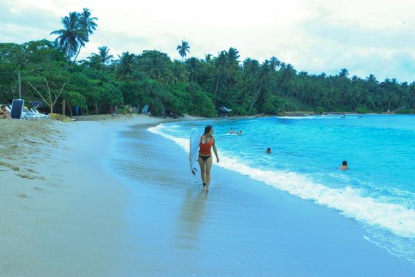 Na zdjęciu widoczny jest obiekt Hiriketiya Cinnamon Garden położony w mieście Dickwella.