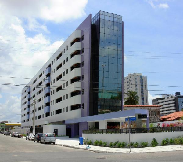 Nella foto è visibile l'oggetto Neo Maceió - Aparts à Beira-Mar em Pajuçara situato nella città di Maceió.