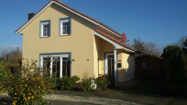 A la foto es mostra l'objecte Chalet Belair Schmidt situat a la ciutat de Dorum Neufeld.