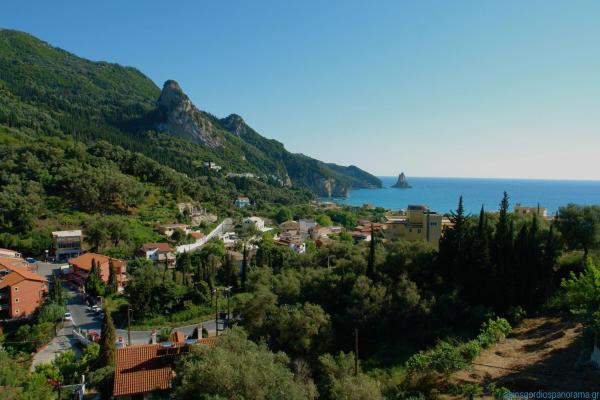 A la foto es mostra l'objecte Panorama apartments situat a la ciutat de Agios Gordios.