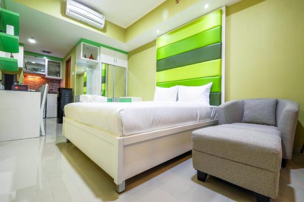 Nella foto è visibile l'oggetto Strategic Studio The Oasis Cikarang near Omni Hospital By Travelio situato nella città di Cikarang.
