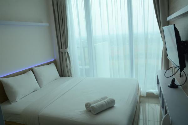 A la foto es mostra l'objecte Brand New Studio Tree Park City BSD Apartment near ICE BSD By Travelio situat a la ciutat de Serpong.