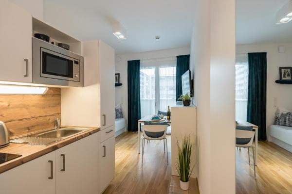 Na foto é possível ver o objeto Serviced Apartment München-Messe/G localizado na cidade de Munich.