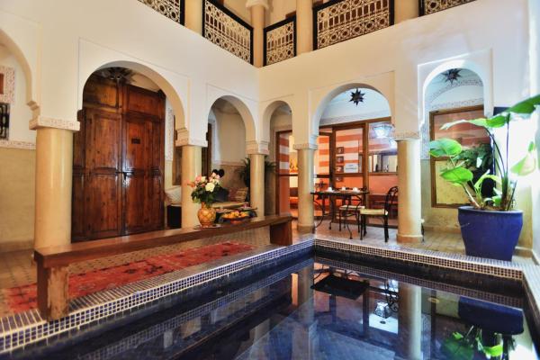 Auf dem Foto ist das Objekt Riad Chalymar in der Stadt Marrakesch zu sehen.