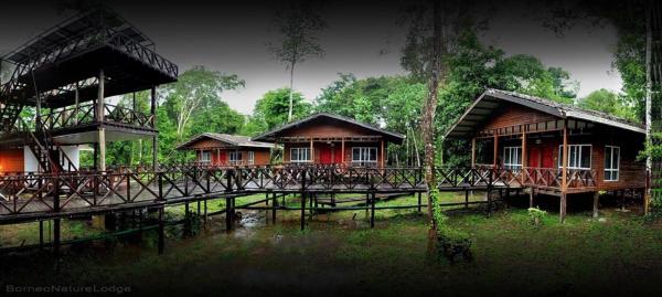En la foto se muestra el objeto Borneo Nature Lodge ubicado en la ciudad de Bilit.