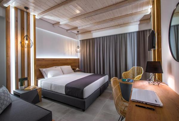 写真にはピスコピアノン市にあるCasa Blu Boutique Hotel